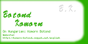 botond komorn business card